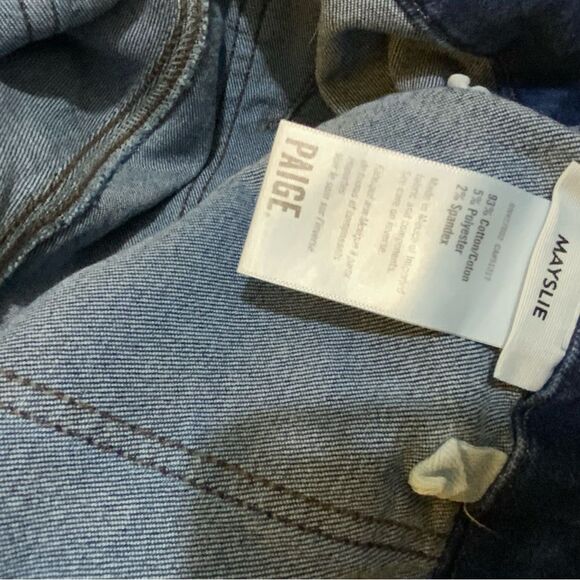 PAIGE Mayslie jeans in blue color, size 28 - Picture 7 of 8